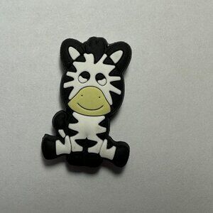 Zebra Croc Charm
